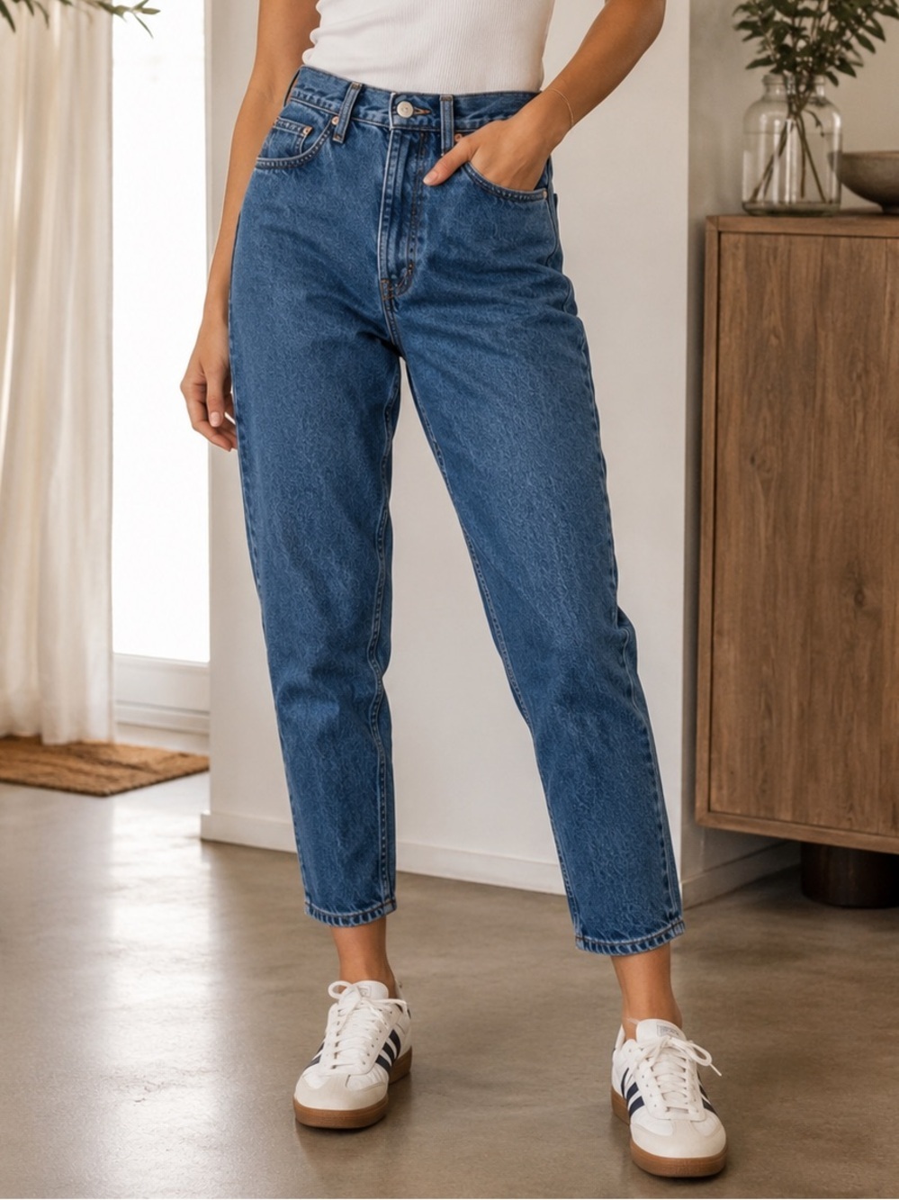 Levi’s High Waisted Taper Mom Jeans Women’s W29 L27 High Rise Denim